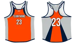 Custom tricolor adult youth unisex track singlets - Track-singlets