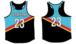 Custom track singlets adult youth unisex tilted transition - Track-singlets
