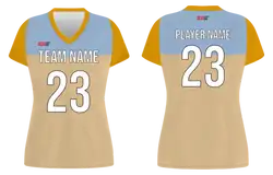 Custom flesh solids adult youth volleyball jersey - Jersey