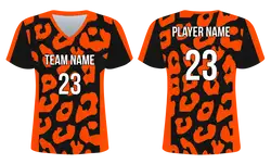 Custom  footprint adult youth soccer jersey - Jersey