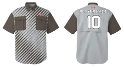 Custom fishing shirt adult youth unisex gritty gradient - Jersey