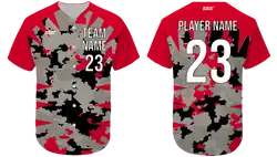 Custom sharp point camo adult youth unisex softball jersey - Jersey