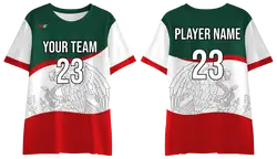 Custom badminton shirt adult youth unisex mexican majesty - Jersey