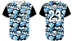 Custom light camo adult youth unisex baseball jersey - Jersey