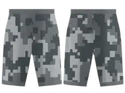 Custom pixelated camo adult youth unisex basketball jersey - reversible uniform - Jersey