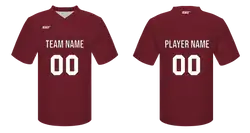 Custom  adult youth unisex football jersey maroon rush - Jersey