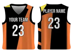 Custom three tone solids adult youth unisex basketball jersey - reversible uniform - Jersey