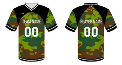 Custom woodland camo adult youth unisex football jersey - Jersey