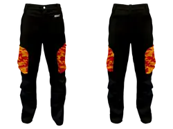 Custom fishing pants adult youth unisex orange ember - Fishing-pants