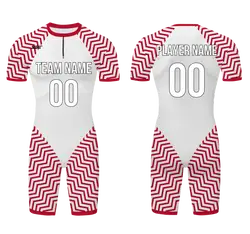 Custom water men speed suit zigzag flare - Men-water-speed-suits