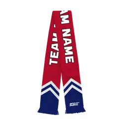 Custom fan scarf ruby edge - Fan-scarves