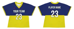 Custom half layer solids adult youth unisex lacrosse jerseys - reversible uniform - Jersey