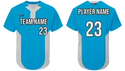 Custom u shape bottom stripe adult youth unisex softball jersey - Jersey