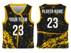 Custom mountain nature adult youth unisex basketball jersey - reversible uniform - Jersey