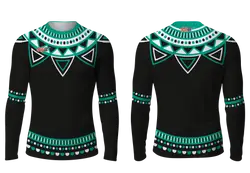 Custom figure skating long sleeve jersey adult youth unisex dynamic power - Figure-skating-jerseys