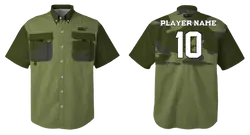 Custom fishing shirt adult youth unisex moss hunter - Jersey