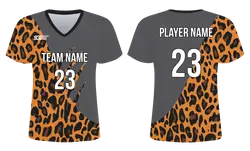 Custom leopard animals adult youth soccer jersey - Jersey