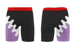 Custom zig zag stripes adult youth unisex  volleyball shorts - Short