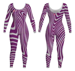 Custom women long sleeve dance bodysuit  rhythm shine - Dance-bodysuits