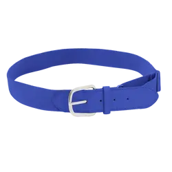 Dark  blue adult youth unisex baseball leather belt - Baseball-belts