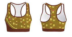 Custom adult youth unisex sports bra nature-inspired - Track-sports-bras