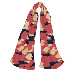 Custom red camo print cooling towel - Towel