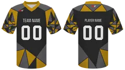 Custom pyramid shapes adult youth unisex football jersey - Jersey
