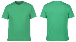 Custom cotton short sleeve shirts adult youth unisex ocean teal - Cotton-shirt