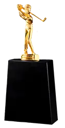 Golden man golf trophies awards - Trophies-awards