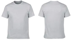 Custom cotton short sleeve shirts adult youth unisex  silver mist - Cotton-shirt