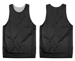 Custom black adult youth unisex pinnies - Pinnies