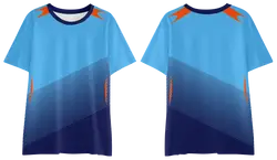 Custom moisture-wicking diagonal sections adult youth unisex shirt - Shirt