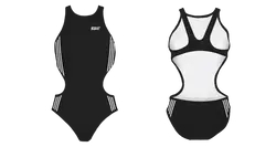 Custom youth open cut bathing suit classic style - Swimming-bathing-suits