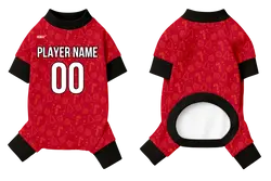 Custom pet holiday pajama festive red - Pets-pajama