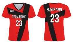 Custom paint abstract adult youth soccer jersey - Jersey