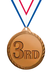 Third place medals awards - Medals-awards