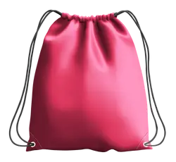 Hot pink drawstring bag - Drawstring-bag