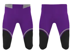 Custom purple solids adult youth unisex football jersey - Jersey