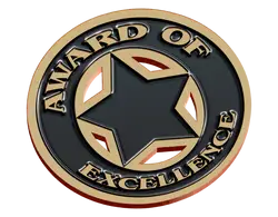 Award-of-excellence pins awards - Pins-awards
