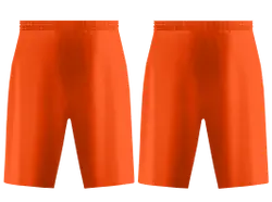 Custom solid reversible basketball jersey orange color - Jersey