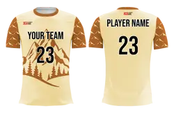 Custom mountains nature design adult youth volleyball jersey - Jersey