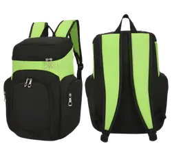 Black & green backpacks - Backpacks