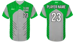 Custom obique lines adult youth unisex baseball jersey - Jersey