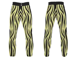 Custom zebra stripe animal adult youth unisex softball jersey - Jersey