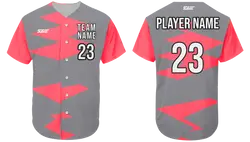 Custom zig-zag abstract adult youth unisex softball jersey - Jersey