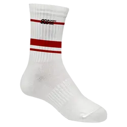 Custom lacrosse socks adult youth unisex red stripe rush - Socks