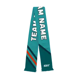 Custom fan scarf lagoon - Fan-scarves