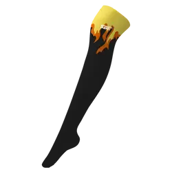 Custom cheerleading socks adult youth unisex flaming heights - Socks