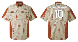 Custom fishing shirt adult youth unisex sea sun - Jersey