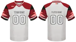 Custom zig-zag abstract adult youth unisex football jersey - Jersey